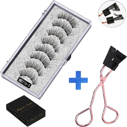 Magnetic Eyelashes with Curler